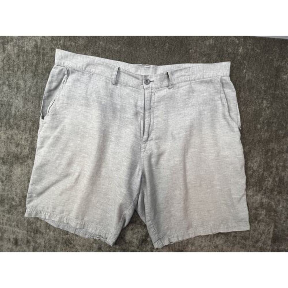 Patagonia Shorts Mens 38 Grey Hemp Organic Cotton Flat Front Hiking Casual 9"‎